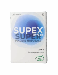 Alta Natura Supex Retard Uomo Ritardante 30 Compresse Maca Cordyceps Scadenza Marzo 2026 LOTTO 23A490 Promozione