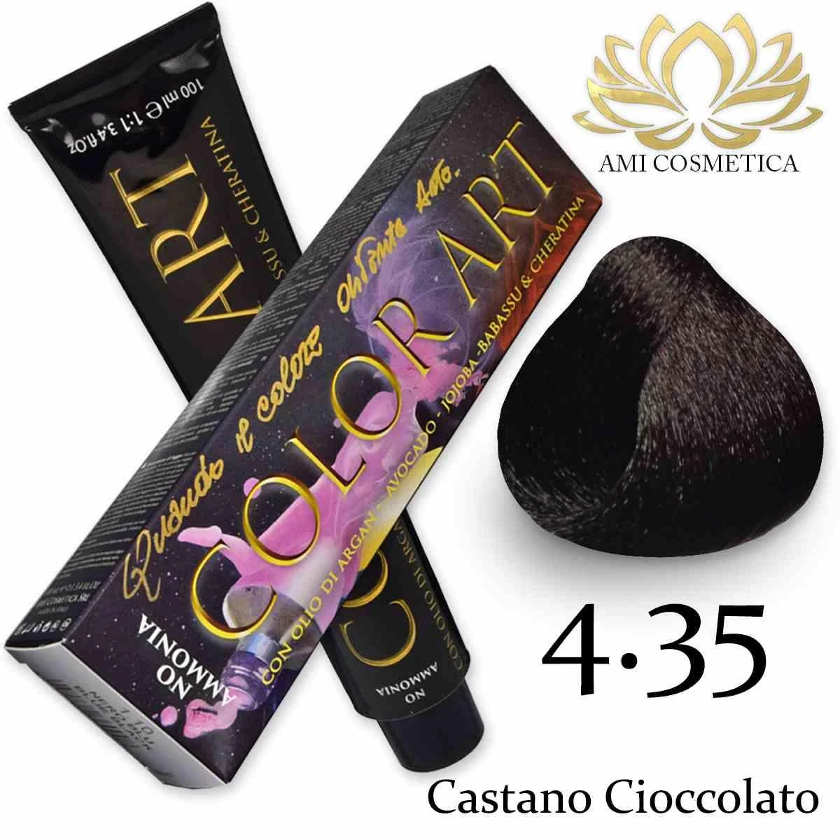 Color Art Senza Ammoniaca 100 Ml 4.35 Castano Cioccolato 1 Color Art Senza Ammoniaca 100 Ml 4.35 Castano Cioccolato