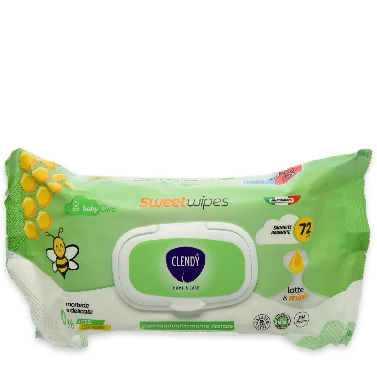 Clendy Salviette Imb. Baby Miele 72 Pz 1 Clendy Salviette Imb. Baby Miele 72 Pz