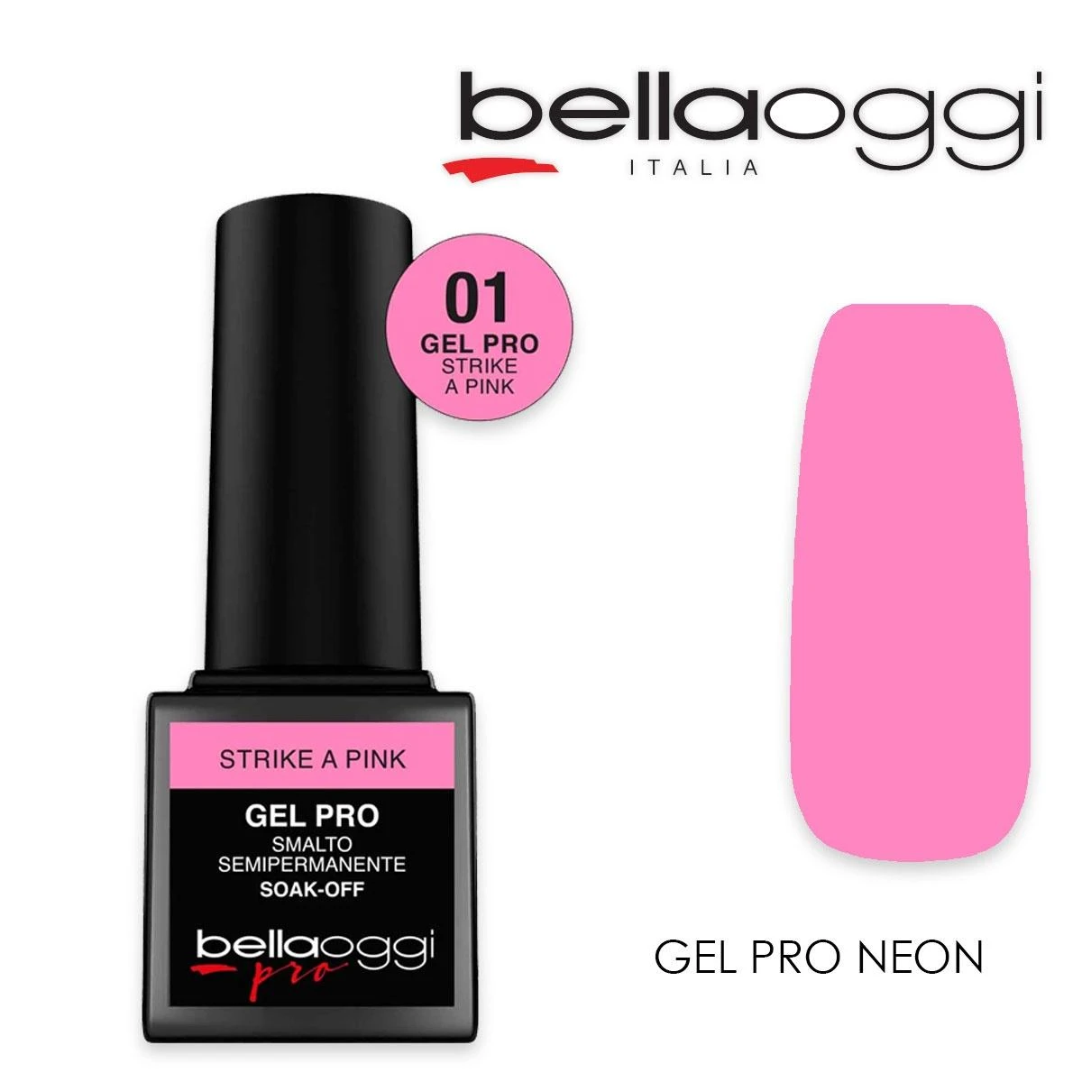 Bella Oggi Gel Pro Neon 001 1 Bella Oggi Gel Pro Neon 001
