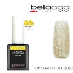 Bella Oggi Gel Pro Top Coat Finitura Gold