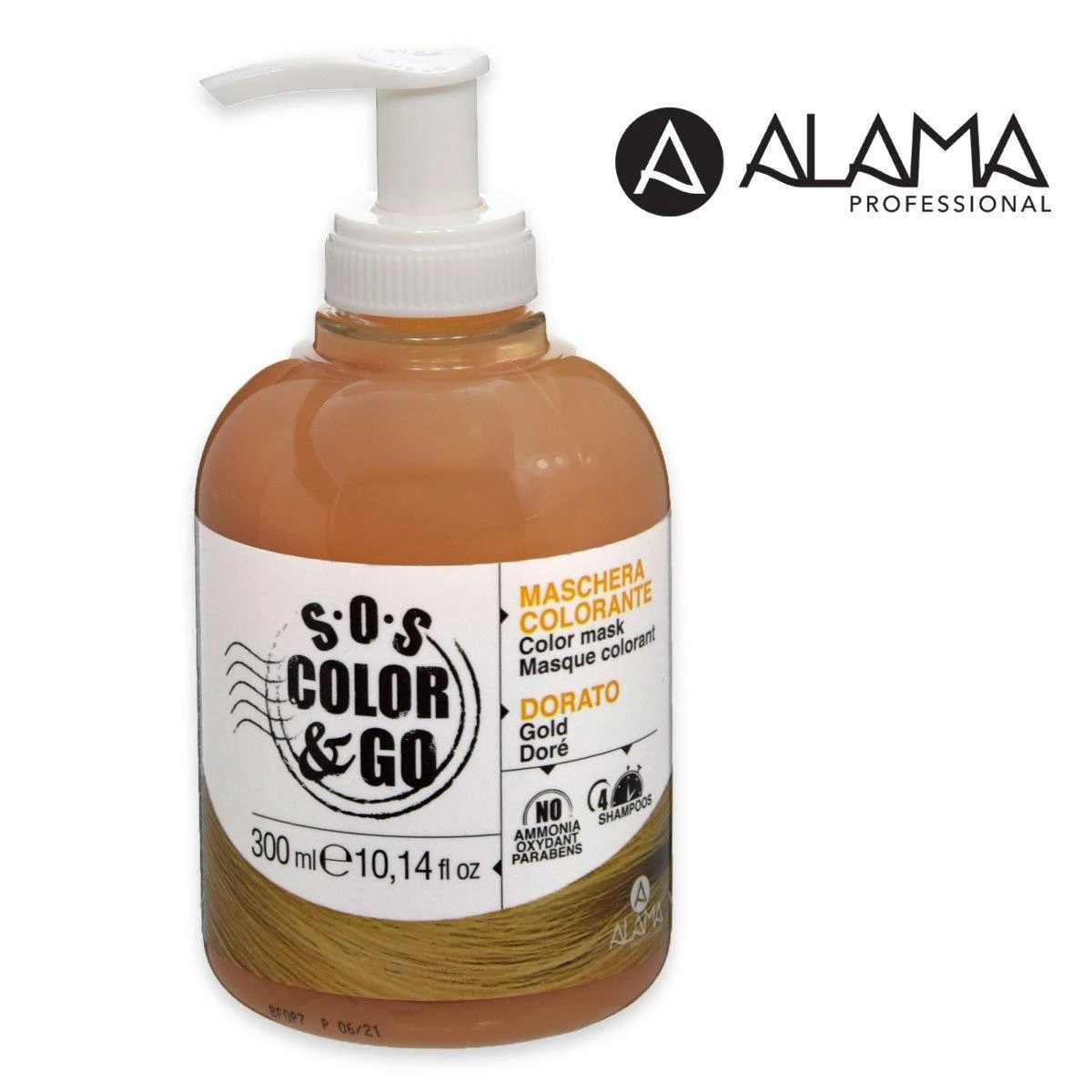 Alama S.o.s. & Go Mask Maschera Colorante Dorato 300 Ml 1 Alama S.o.s. & Go Mask Maschera Colorante Dorato 300 Ml