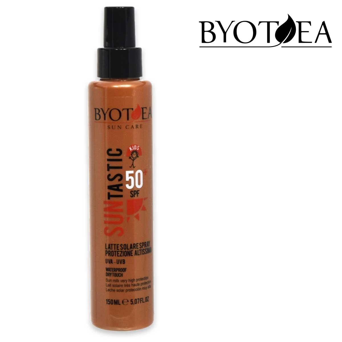 Byotea Latte Solare Spray Protezione Altissima 150 Ml Spf 50+ Waterproof 1 Byotea Latte Solare Spray Protezione Altissima 150 Ml Spf 50+ Waterproof