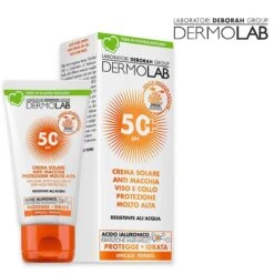 Dermolab Crema Sol. Antimacchia Collo Viso Protez. Molto Alta 50 Ml Spf 50+