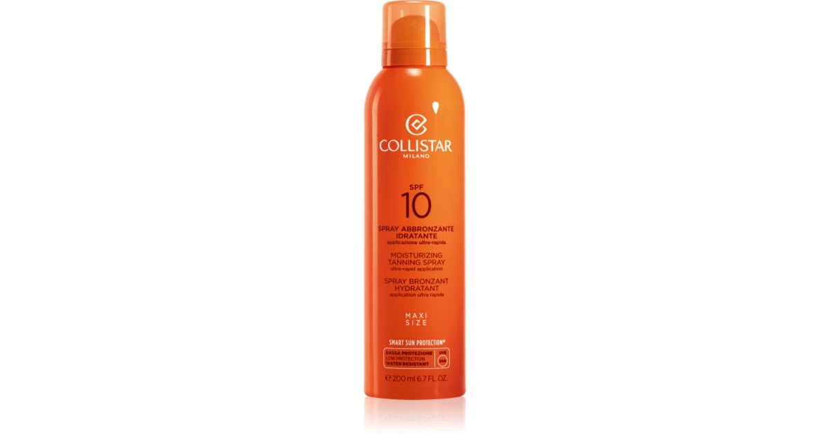 Collistar Solare Spray Abbronzante Idratante Spf10 200 Ml Promozione 1 Collistar Solare Spray Abbronzante Idratante Spf10 200 Ml Promozione