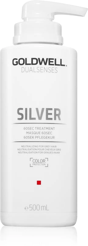 Goldwell Dualsenses Silver 60sec Trattamento Maschera 500ml 1 Goldwell Dualsenses Silver 60sec Trattamento Maschera 500ml