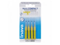 Inava Mono Compact Spazzolini Interdentali Stretti 1mm Gialli X4