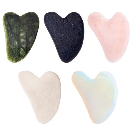 Gua Sha Pietra Per Massaggio Viso Vari Colori Blu 1 Gua Sha Pietra Per Massaggio Viso Vari Colori Blu