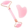 Stone Gua Sha Rosa Massaggiatore Massaggio Viso Set -Negozio al dettagliov Mavala kamien gua sha rozowy masazer zestaw do masazu twarzy