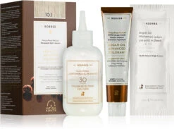 Colorazione Permanente Con Olio Di Argan Korres - 10.1 BIONDO PLATINO CENERE