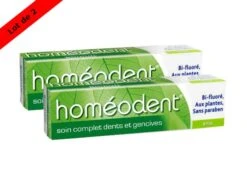 BOIRON Homeodent Dentifricio Cura Completa Denti E Gengive Gusto Anice 2x75ml Lotto × 2