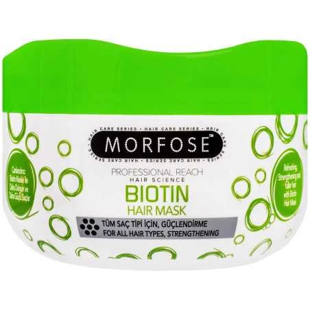 Morfose Biotin Hair Mask - Maschera Rinforzante Con Biotina Per Capelli Danneggiati, 500 Ml 1 Morfose Biotin Hair Mask - Maschera Rinforzante Con Biotina Per Capelli Danneggiati, 500 Ml
