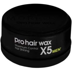 Morfose Pro Hair Gel Wax Black - Gel Per Lo Styling Dei Capelli Con Un Forte Grado Di Fissaggio, 150 Ml