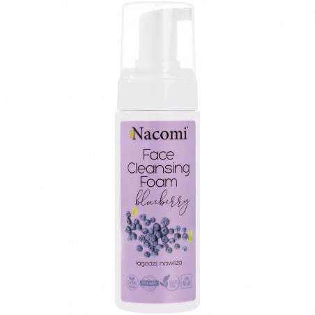 Nacomi Face Cleansing Foam Blueberry - Schiuma Profumata Al Mirtillo 150 Ml 1 Nacomi Face Cleansing Foam Blueberry - Schiuma Profumata Al Mirtillo 150 Ml