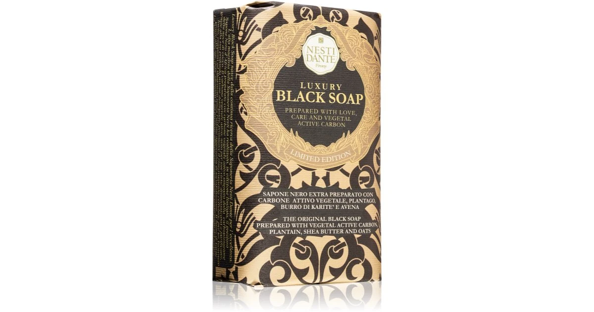 Nesti Dante Luxury Sapone Nero 250g 1 Nesti Dante Luxury Sapone Nero 250g