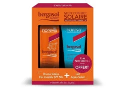Noreva Bergasol Expert Scatola Nebbia Solare Rinfrescante SPF50+ 150ml + Latte Dopo Sole 100ml Offerto