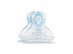Nuk First Choice+ Tettarelle Fisiologiche Silicone 6-18m Portata XL X2