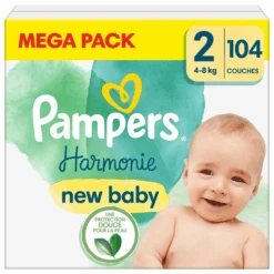 Pampers® Pampers Harmonie Mega Pack Taille 2 (4-8kg) 104 Divani