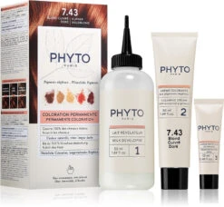Phyto Color Colorazione Permanente Arricchita Con Pigmenti Vegetali 7.43 Biondo Ramato Dorato
