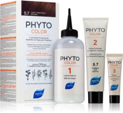 Phyto Color Colorazione Permanente Arricchita Con Pigmenti Vegetali 5.7 Castano Chiaro Marrone