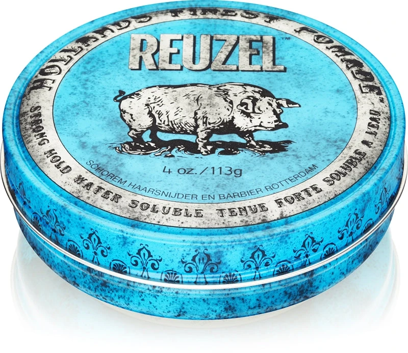 Reuzel Blue Strong Hold High Pomade 113 G 1 Reuzel Blue Strong Hold High Pomade 113 G