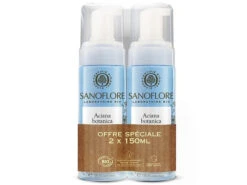 Sanoflora Aciana Botanica - Schiuma Detergente BIO 2x150 Ml Lotto × 2